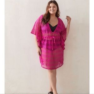 Black Crochet Beach vacation coverup size 5x